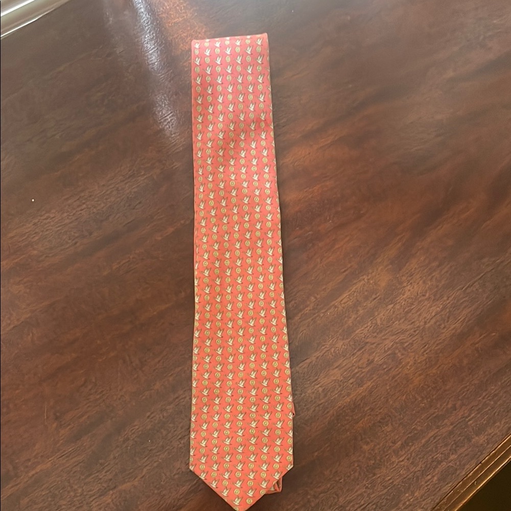 Onward Reserve Elegant Coral Patterned Men's Tie